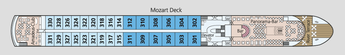 Amadeus River Cruises Amadeus Diamond Deck Plans Mozart Deck.png